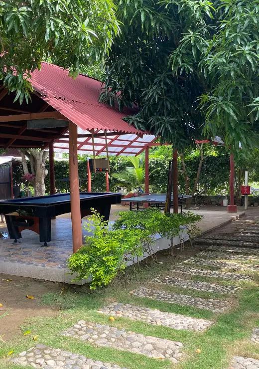 Hostel Space With Pool Table and Ping Pong Table