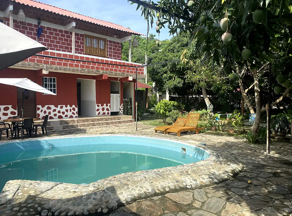 Swimming Pool Area Outside View