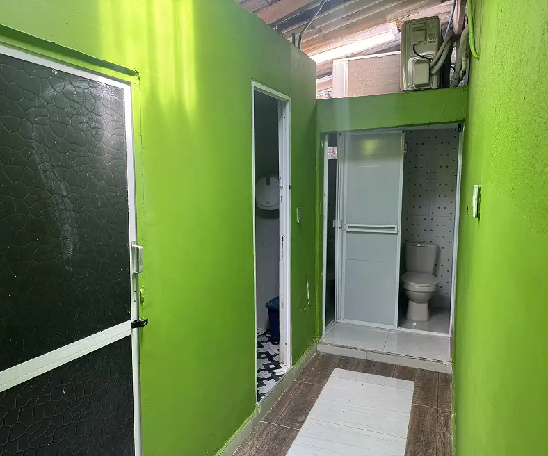 Mixed 8-Person Dorm With AC Bathroom View